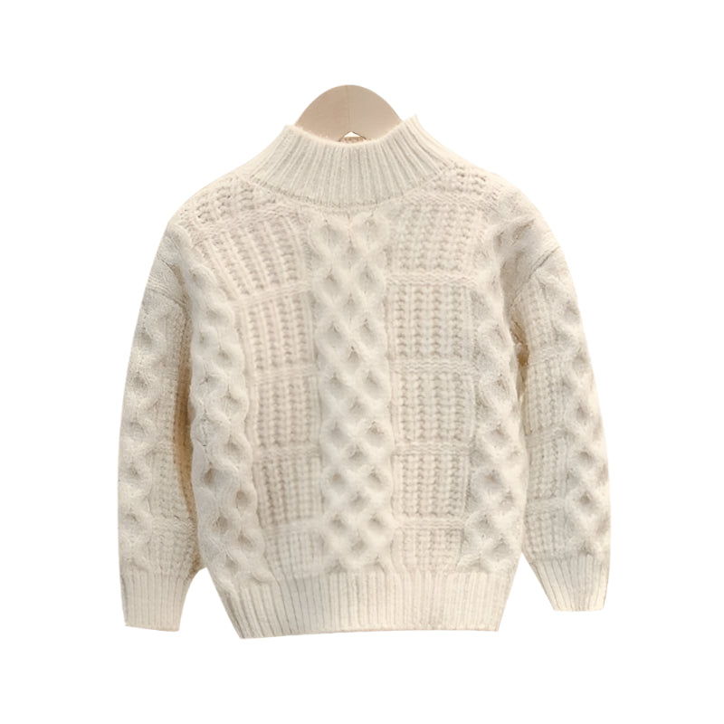 Boys Sweater Bright Color New Western Style Plus Velvet