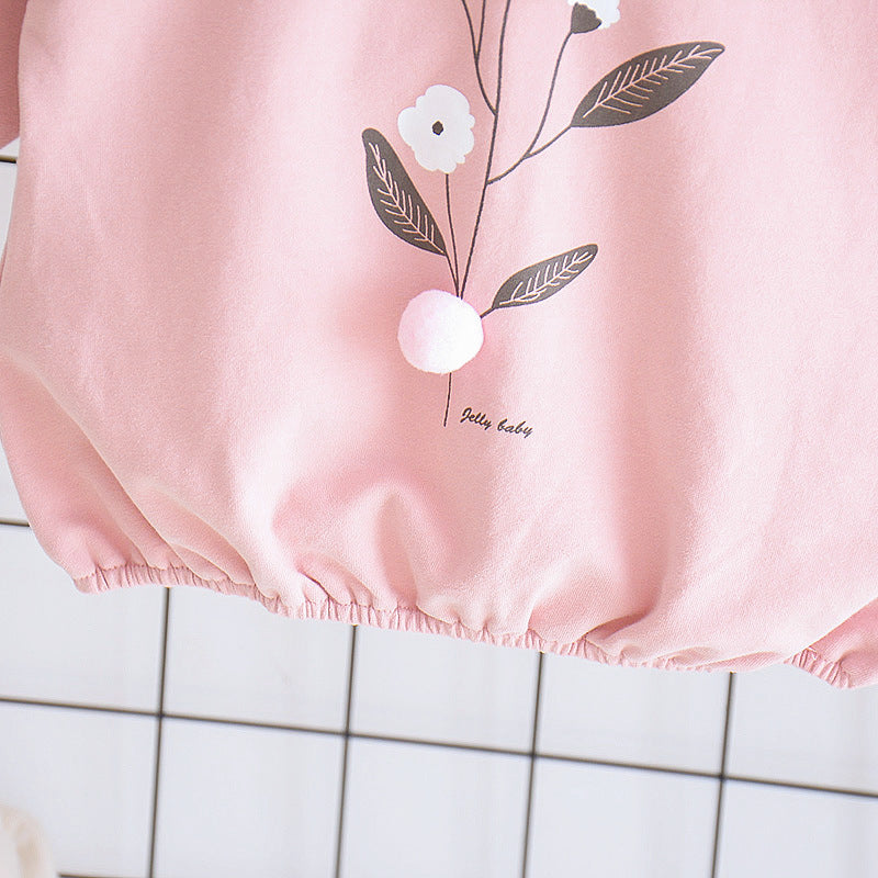 Autumn Baby Girl's Two Piece Long Sleeve Suit