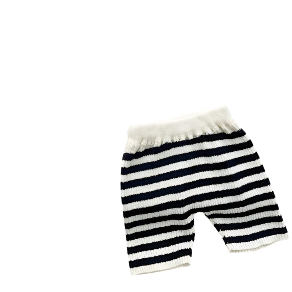 Baby Solid Color Knitted Shorts