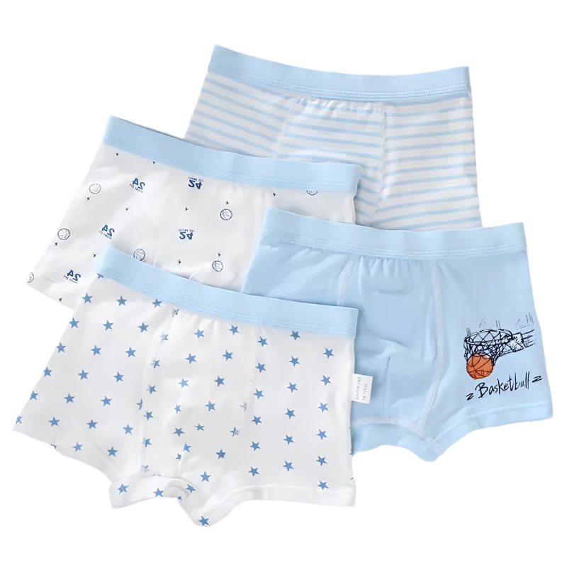 Boys' Cartoon Cotton Boxer Shorts Set