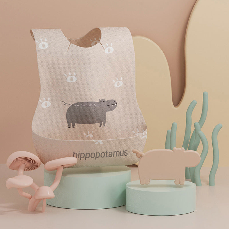 Baby Eating Absorbent Children Wash-free Disposable Bib
