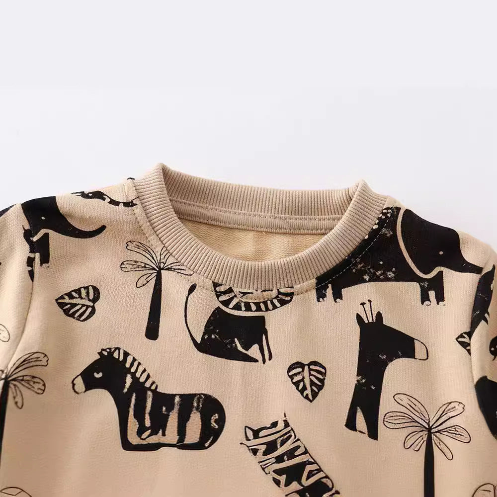 Autumn Winter Cotton Long Sleeve Sweatshirt