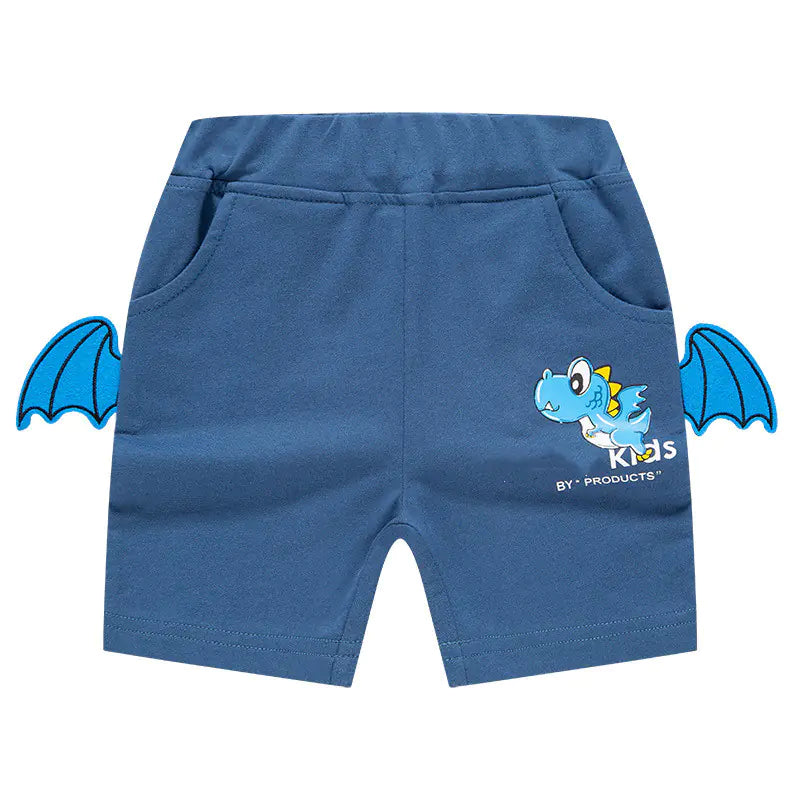 3D Dinosaur Boys' Summer Shorts for Kids