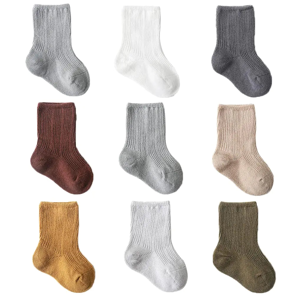 Cotton Socks Unisex Baby Solid color Sock Ankle Socks