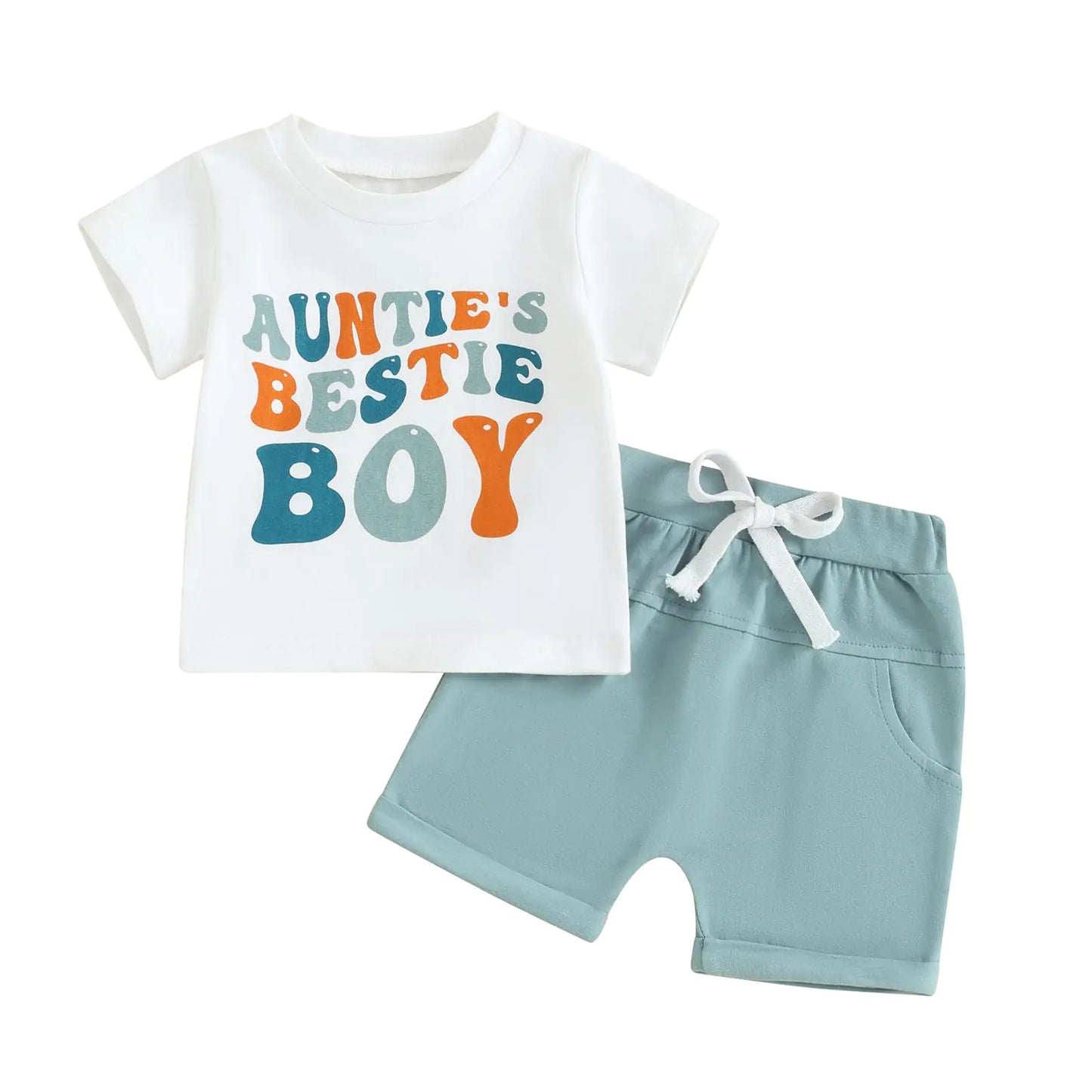 Aunties Baby Boy Girl Tops & Shorts Set