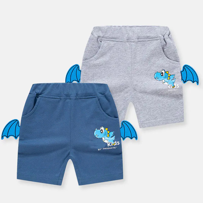 3D Dinosaur Boys' Summer Shorts for Kids