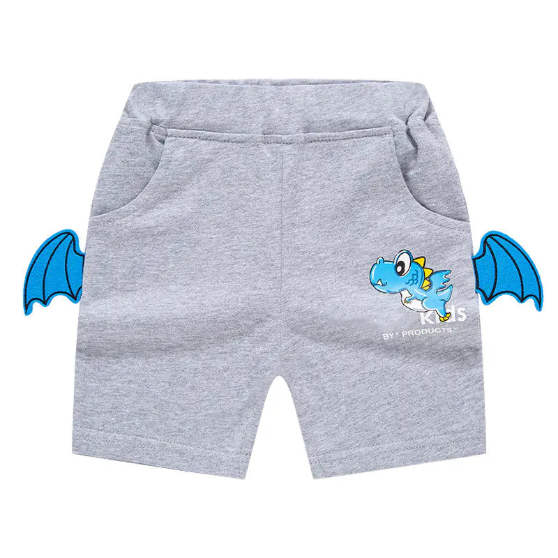 3D Dinosaur Boys' Summer Shorts for Kids
