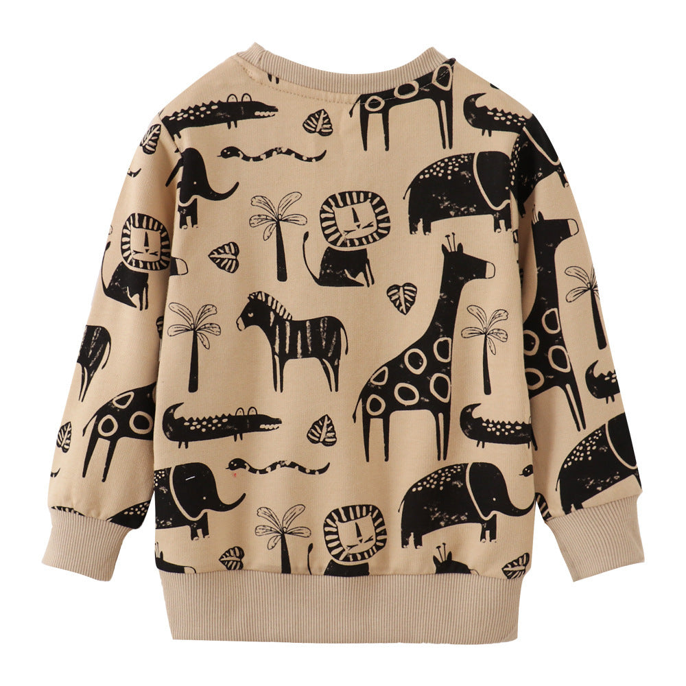 Autumn Winter Cotton Long Sleeve Sweatshirt