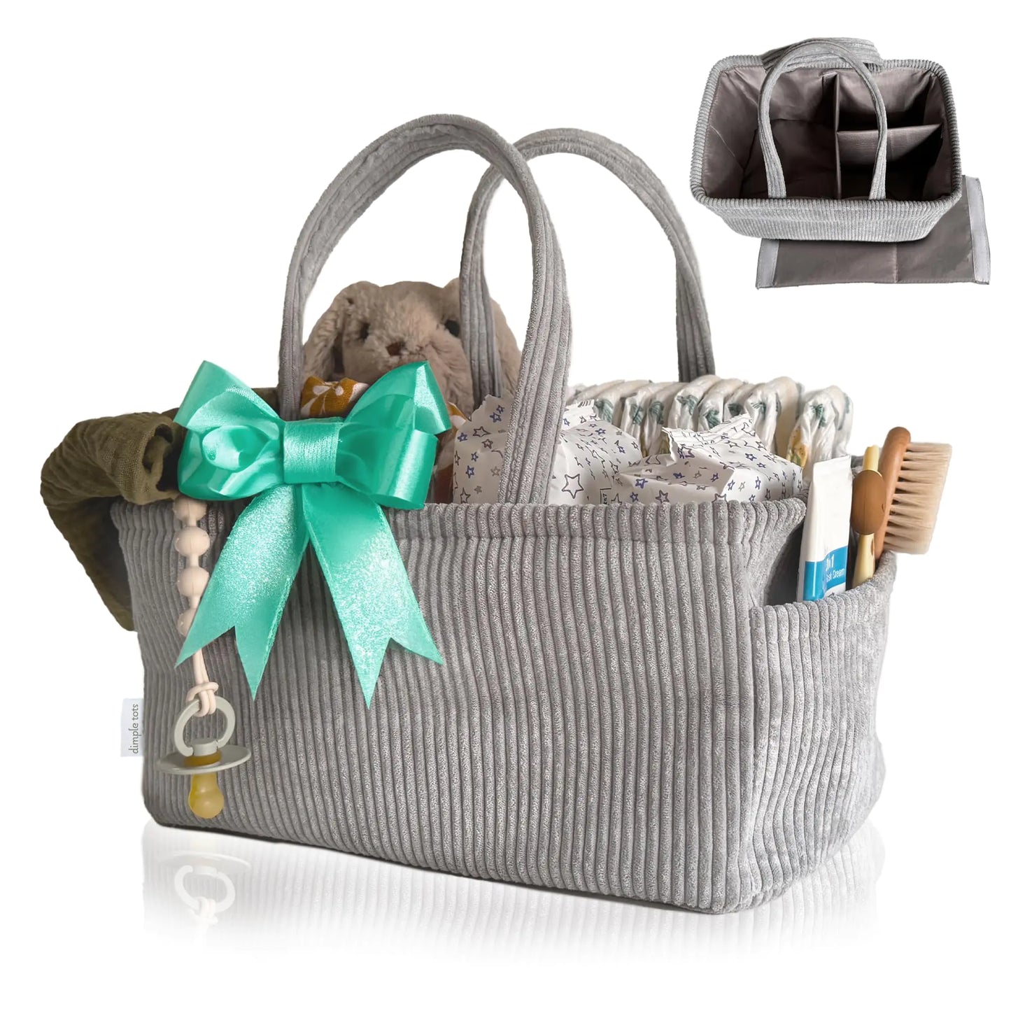 Newborn Essentials - Diaper Caddy Basket