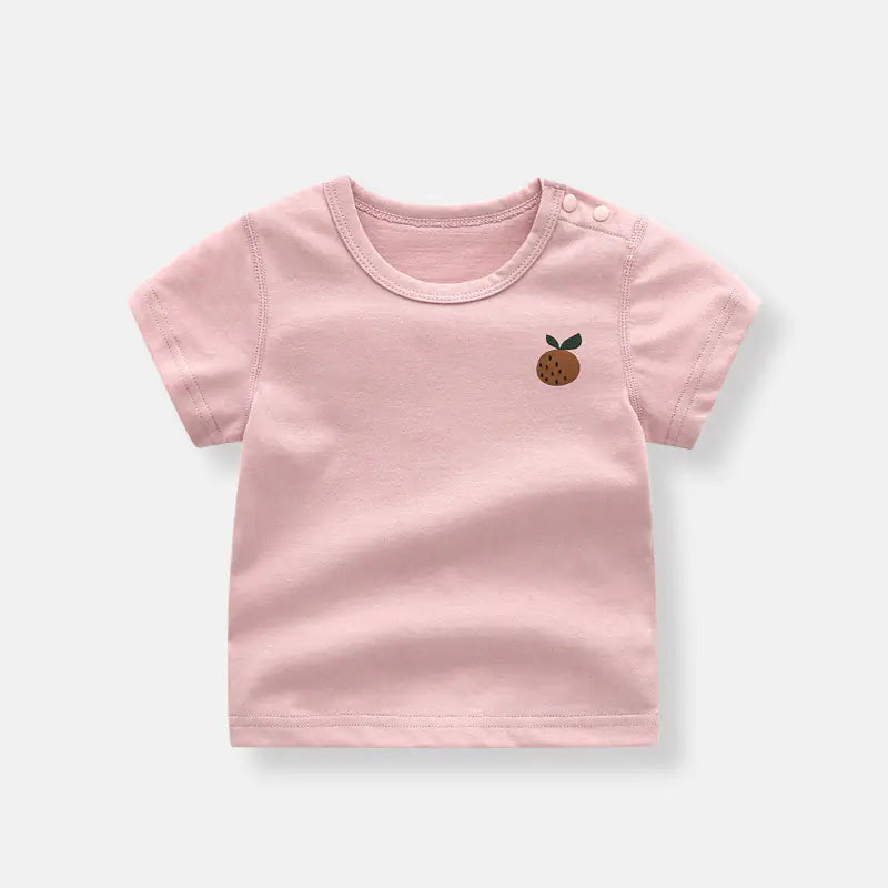 Organic Cotton Short Sleeve Baby T-Shirt for Summer