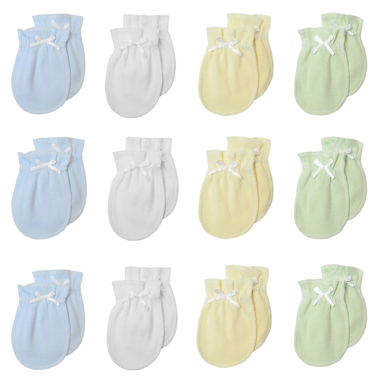 100% Cotton Scratch Free Mittens for Boys
