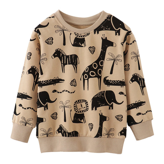Autumn Winter Cotton Long Sleeve Sweatshirt
