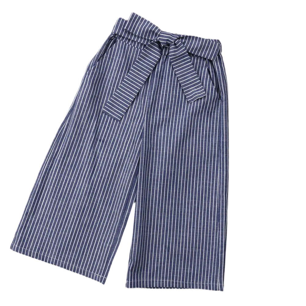 Outfit with Shoulder Top and Wide Leg Pants