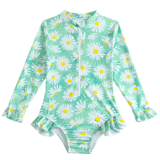 Green Daisy Swimsuit