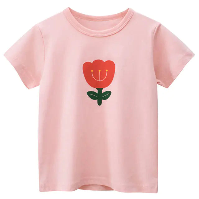 Floral T-Shirt for Toddler Girls