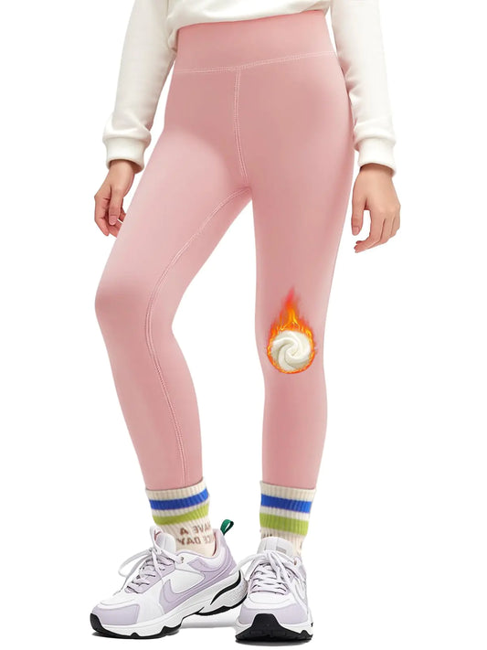 Fleece Lined Leggings Thermal Full Length Pants