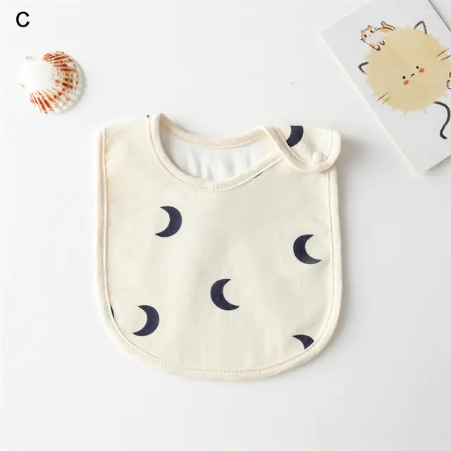 Waterproof Cartoon Cotton Bibs for Infants (Newborn)