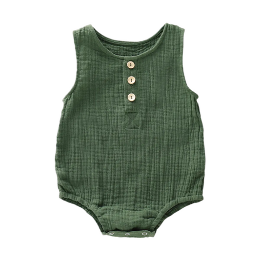 Baby Cotton Romper for Spring, Summer, and Fall