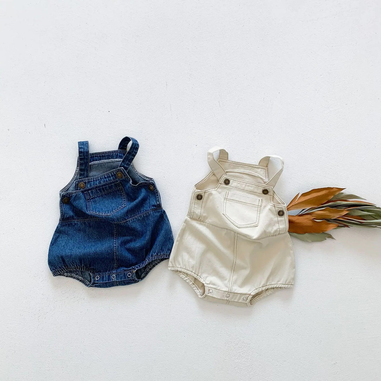 Denim Romper