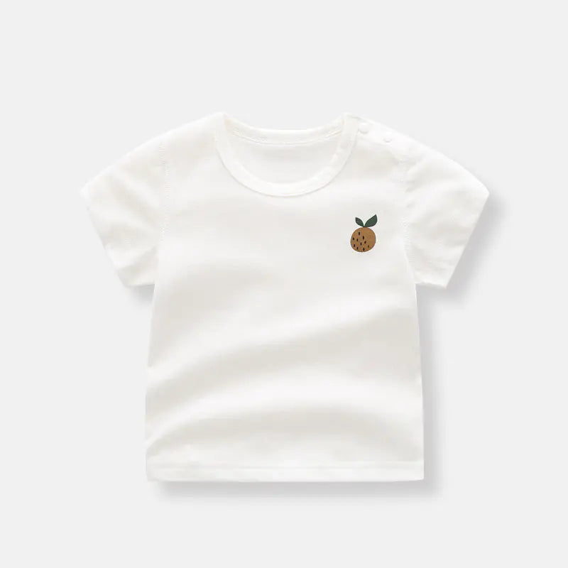 Organic Cotton Short Sleeve Baby T-Shirt for Summer