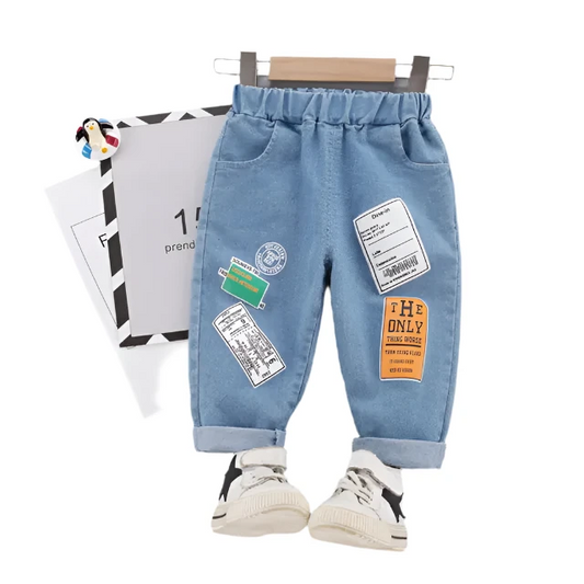 Cartoon Casual Jeans for Boys and Girls