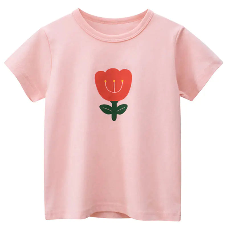 Floral T-Shirt for Toddler Girls