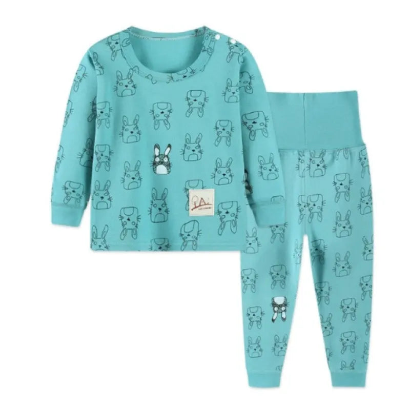 Baby Long Sleeve Cotton Pajamas Set
