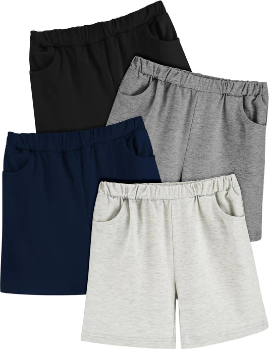 4 Pack Baby Boys Toddler Shorts