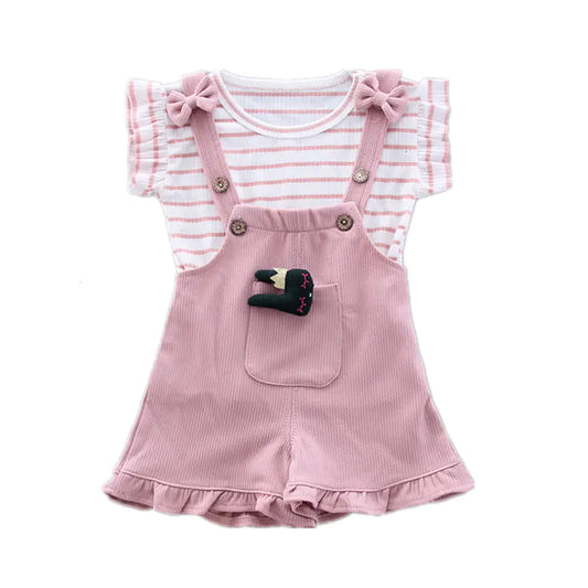 Summer 2Pcs T-Shirt & Shorts
