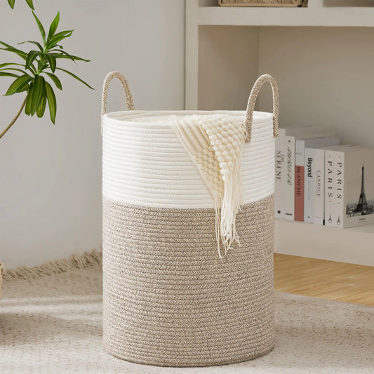 Cotton Rope Laundry Hamper
