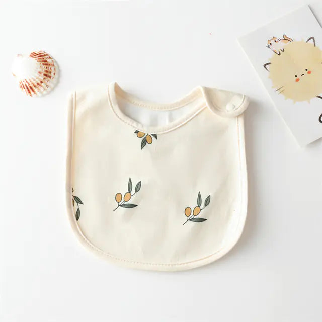 Waterproof Cartoon Cotton Bibs for Infants (Newborn)