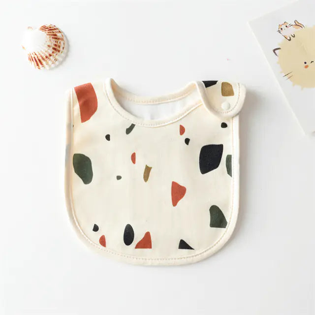 Waterproof Cartoon Cotton Bibs for Infants (Newborn)