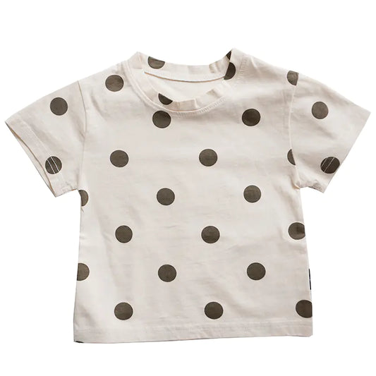 Cotton Dot T-Shirt for Boys and Girls