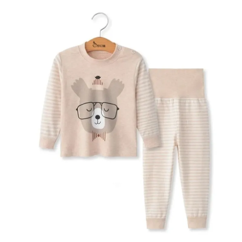Baby Long Sleeve Cotton Pajamas Set
