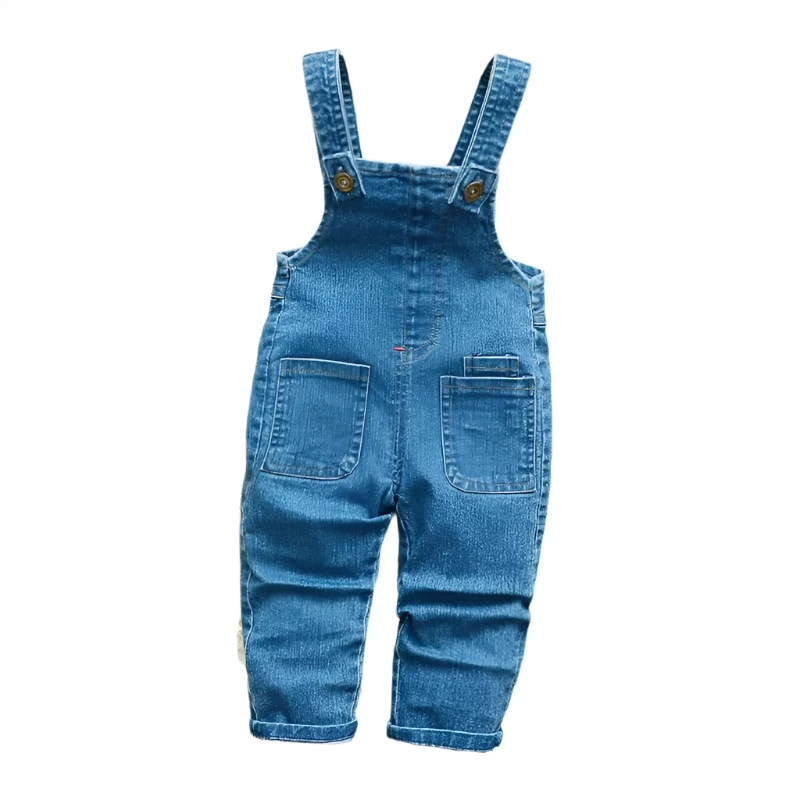 Toddler Boys' Denim Overalls Jeans Jumpsuit