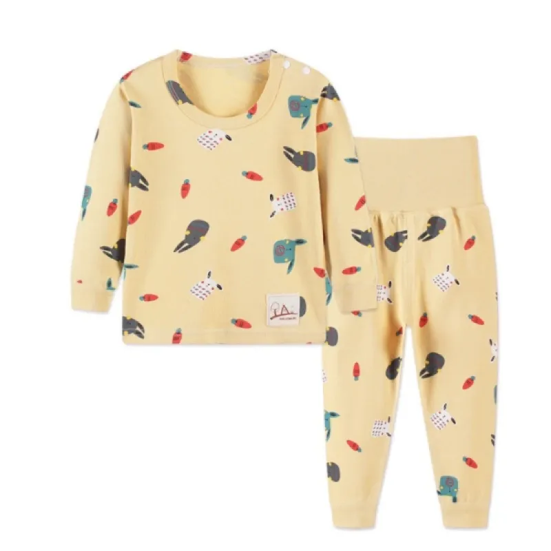 Baby Long Sleeve Cotton Pajamas Set