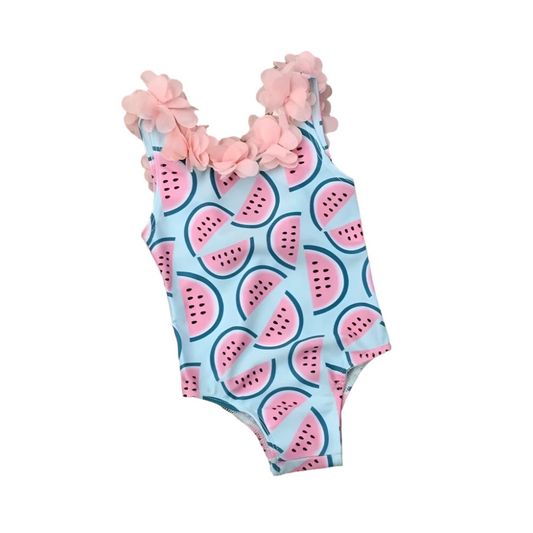 Toddler Baby Girls Watermelon One-Piece Swimsuit