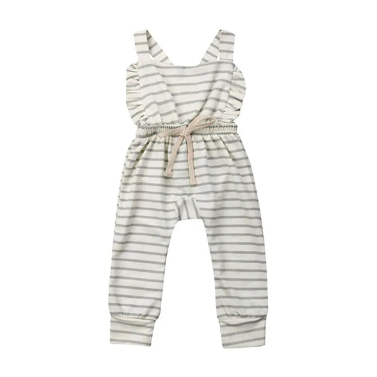 Striped Cotton Romper